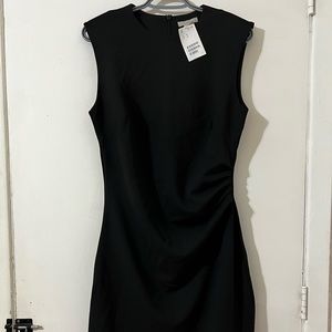 H&M midi black dress